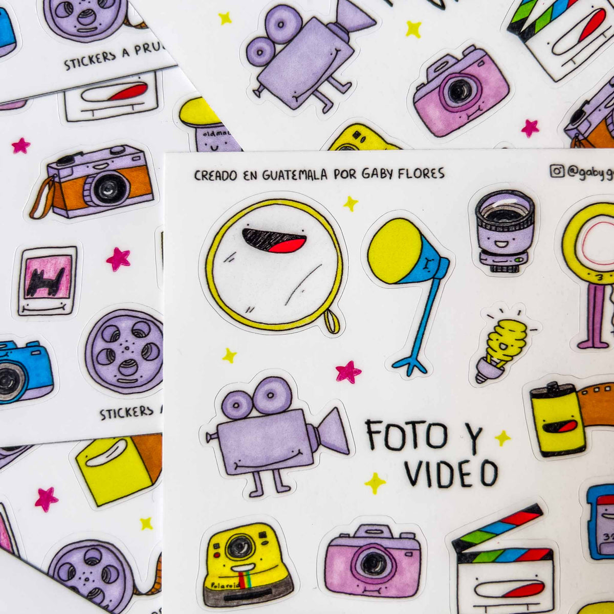 Sticker Sheet Foto y Video