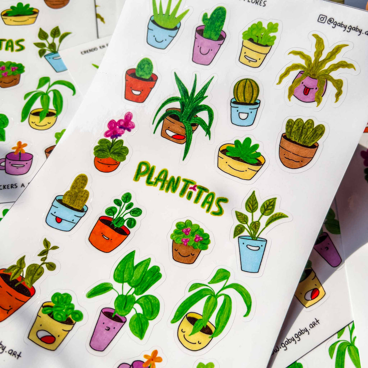 Sticker Sheet Plantitas