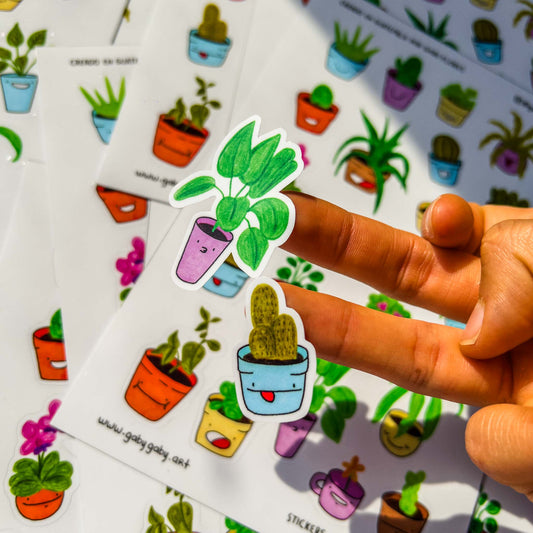 Sticker Sheet Plantitas