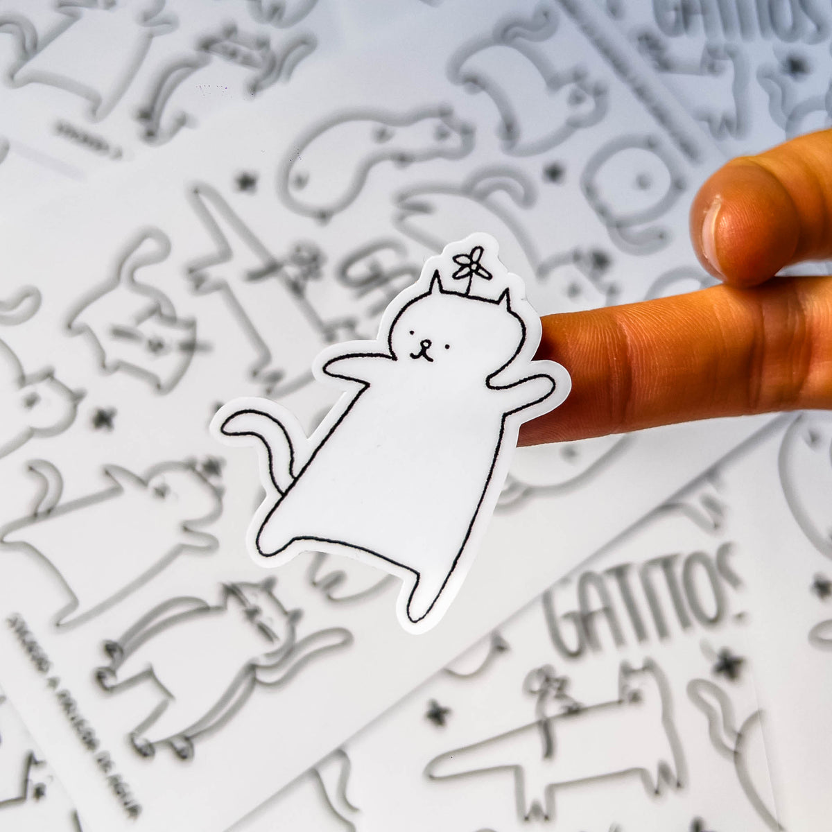 Sticker Sheet Gatitos