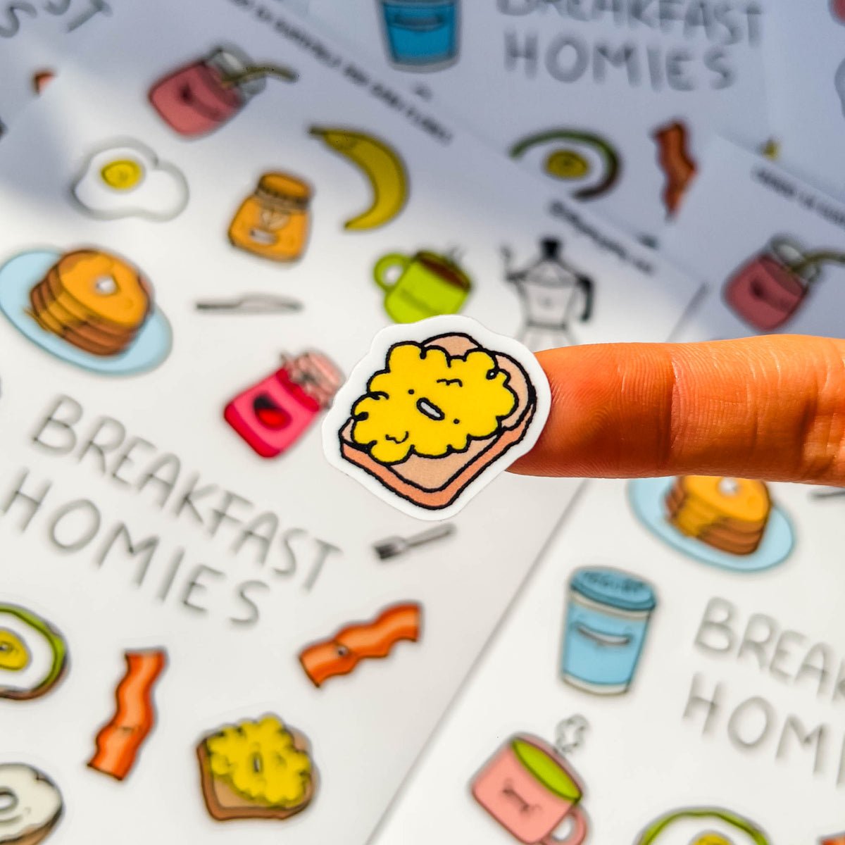 Sticker Sheet Desayunito