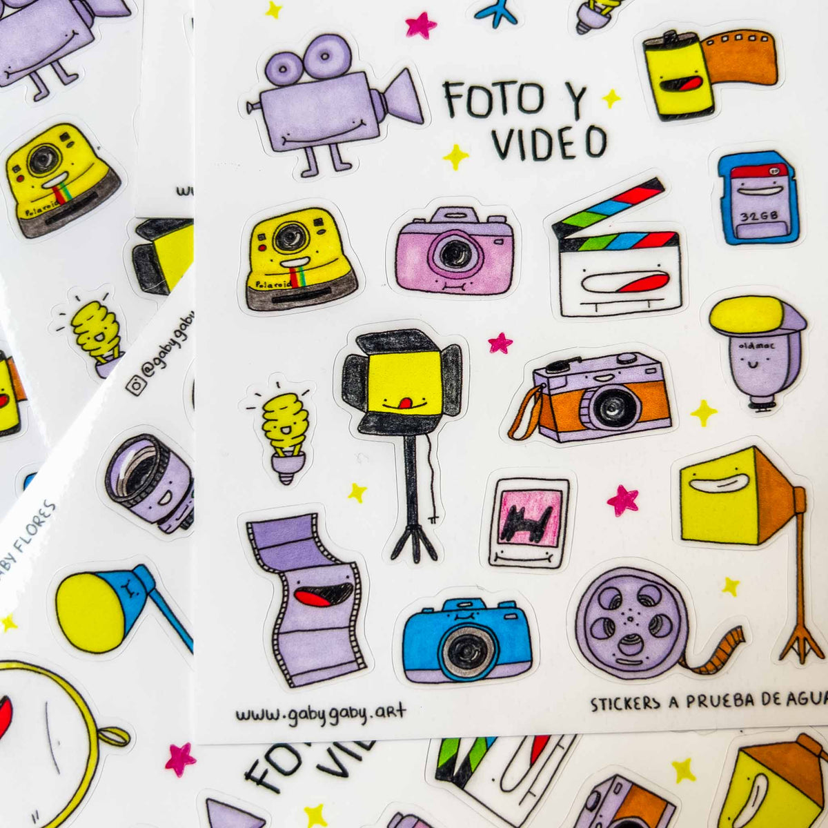 Sticker Sheet Foto y Video