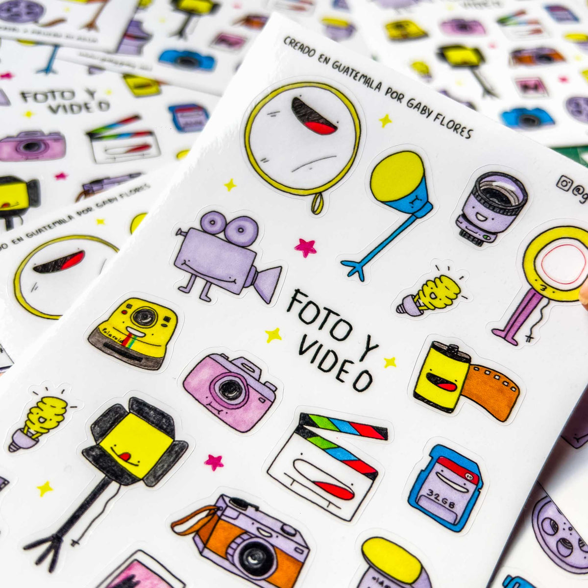 Sticker Sheet Foto y Video