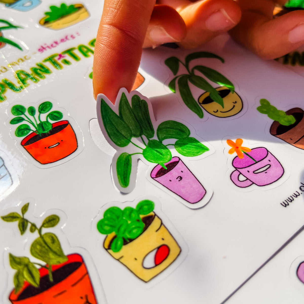 Sticker Sheet Plantitas