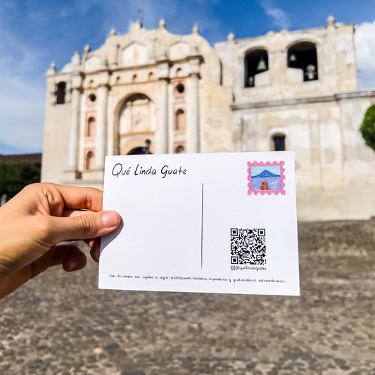 Postal Muñeca Qué Linda Guate