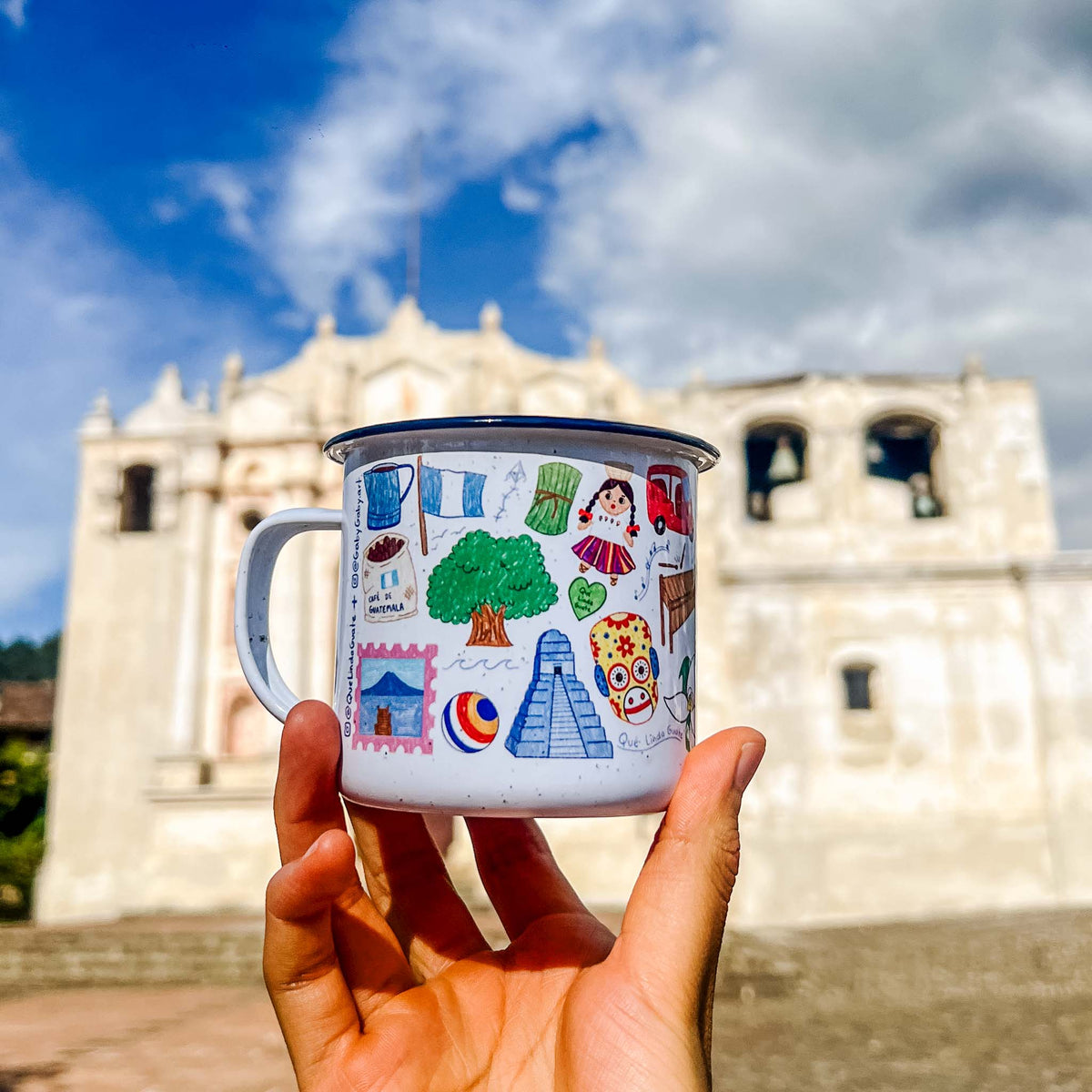 Taza Guatemala Peltre