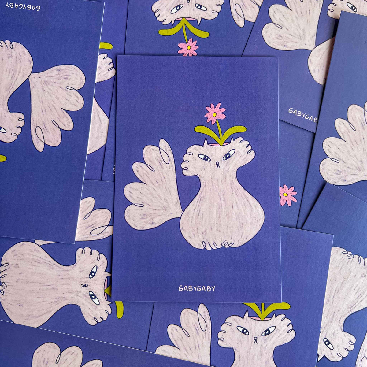 Postal Petunia (Gato Florero)