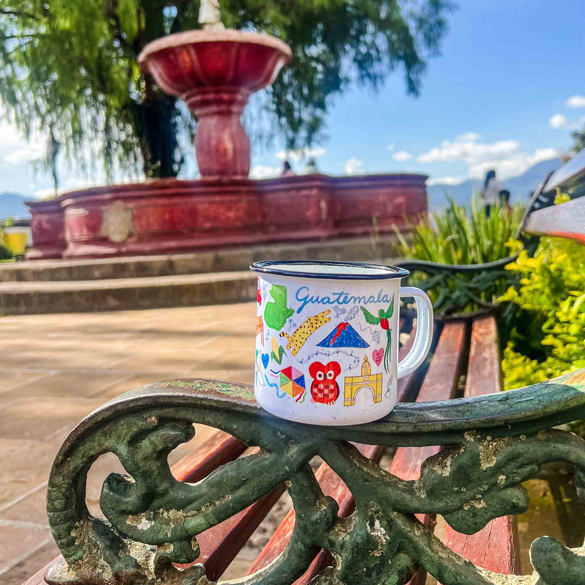 Taza Guatemala Peltre