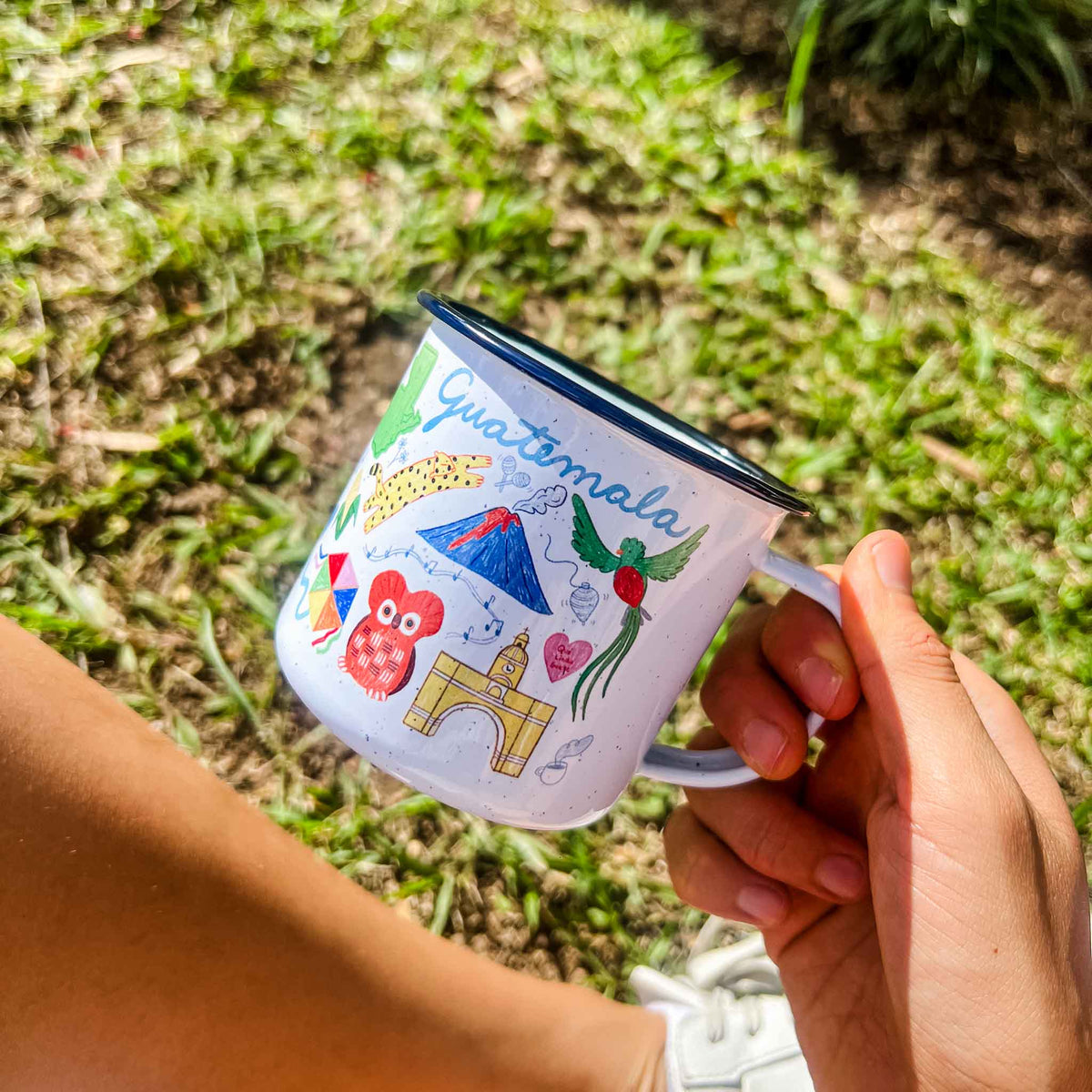 Taza Guatemala Peltre