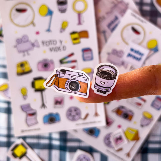 Sticker Sheet Foto y Video