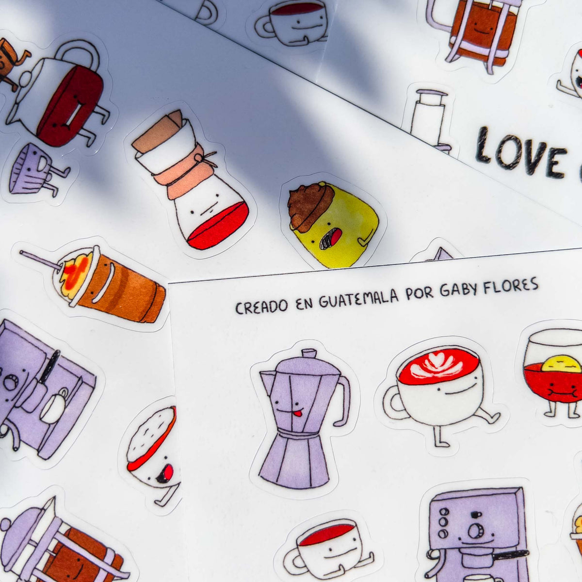 Sticker Sheet Cafecito