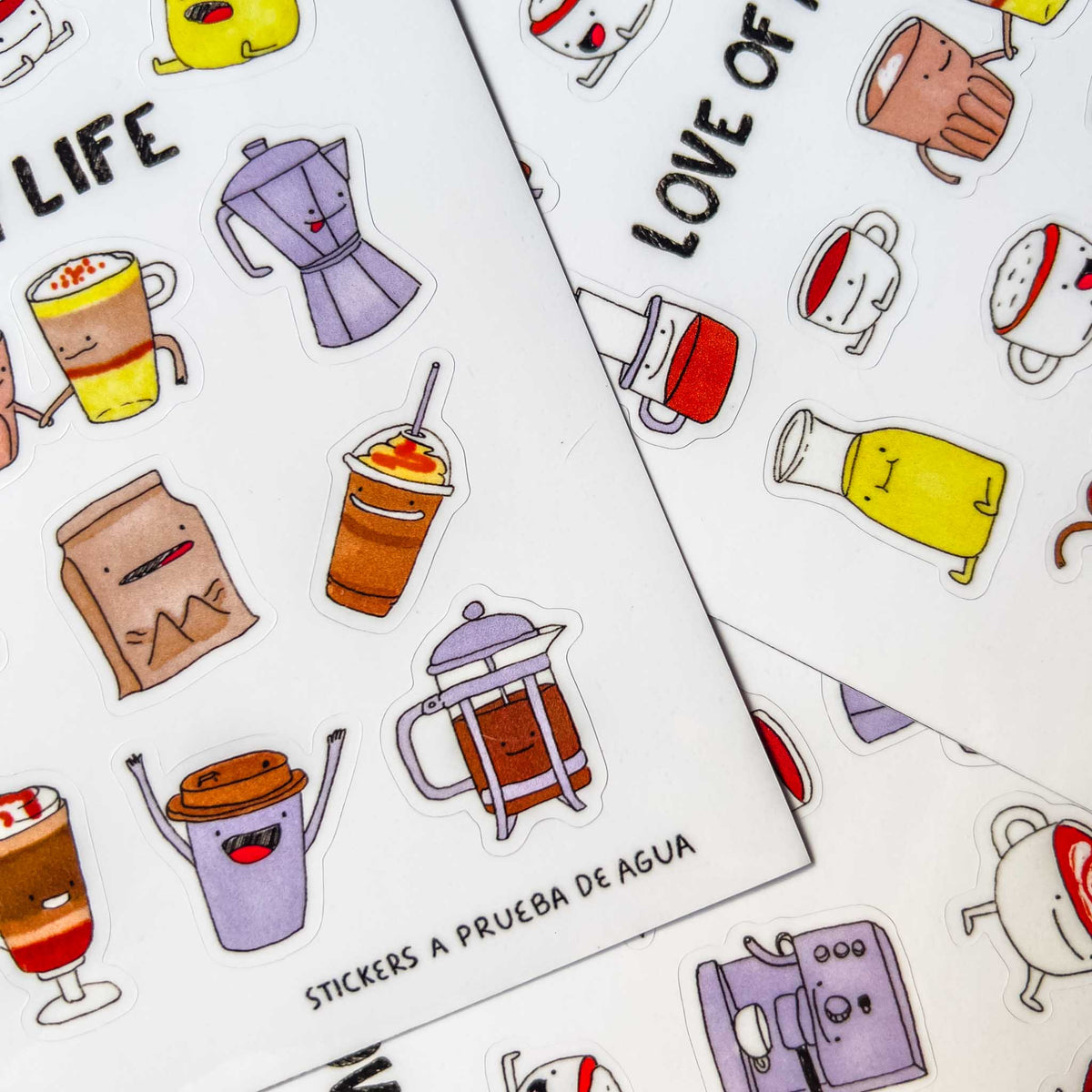 Sticker Sheet Cafecito