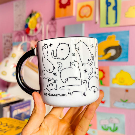 Taza Gatitos Cerámica