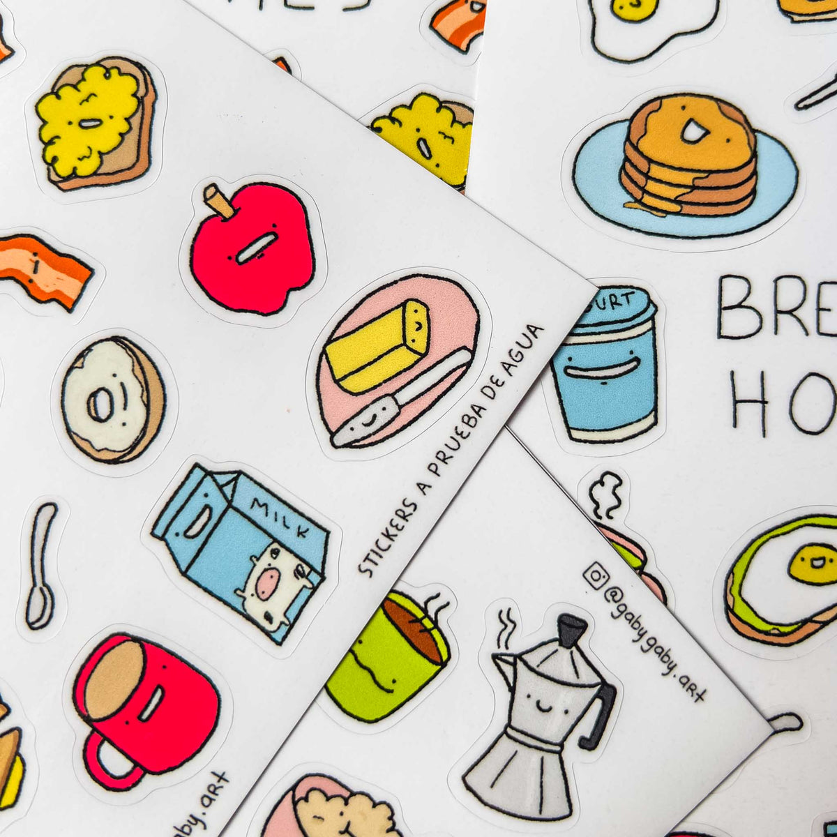 Sticker Sheet Desayunito