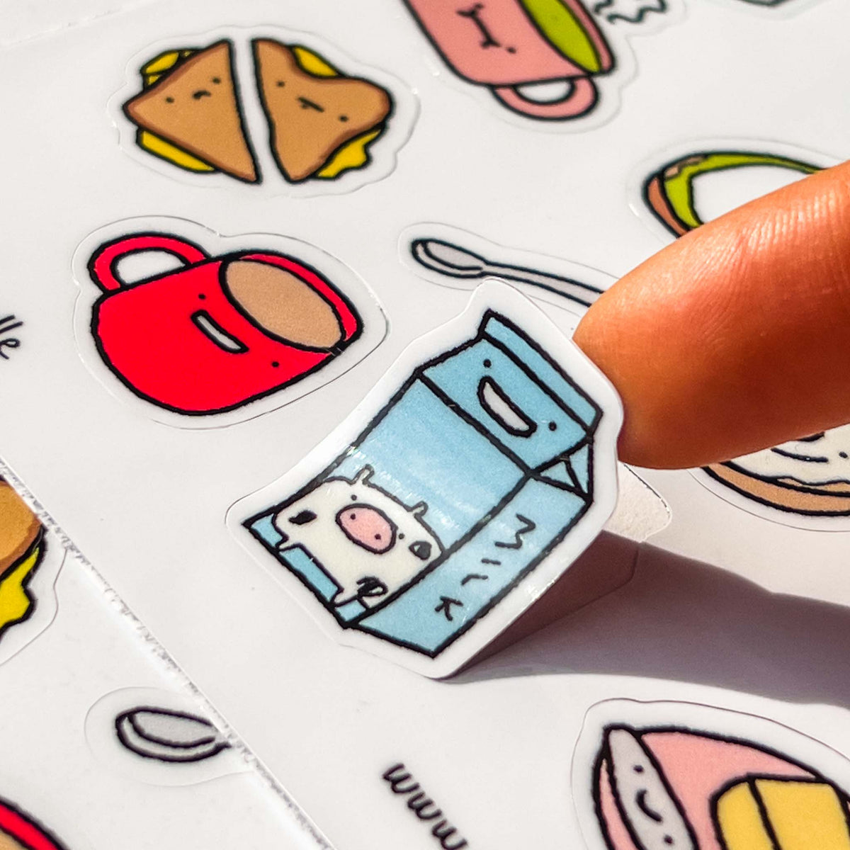 Sticker Sheet Desayunito