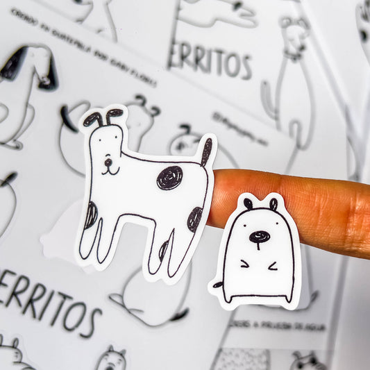 Sticker Sheet Perritos