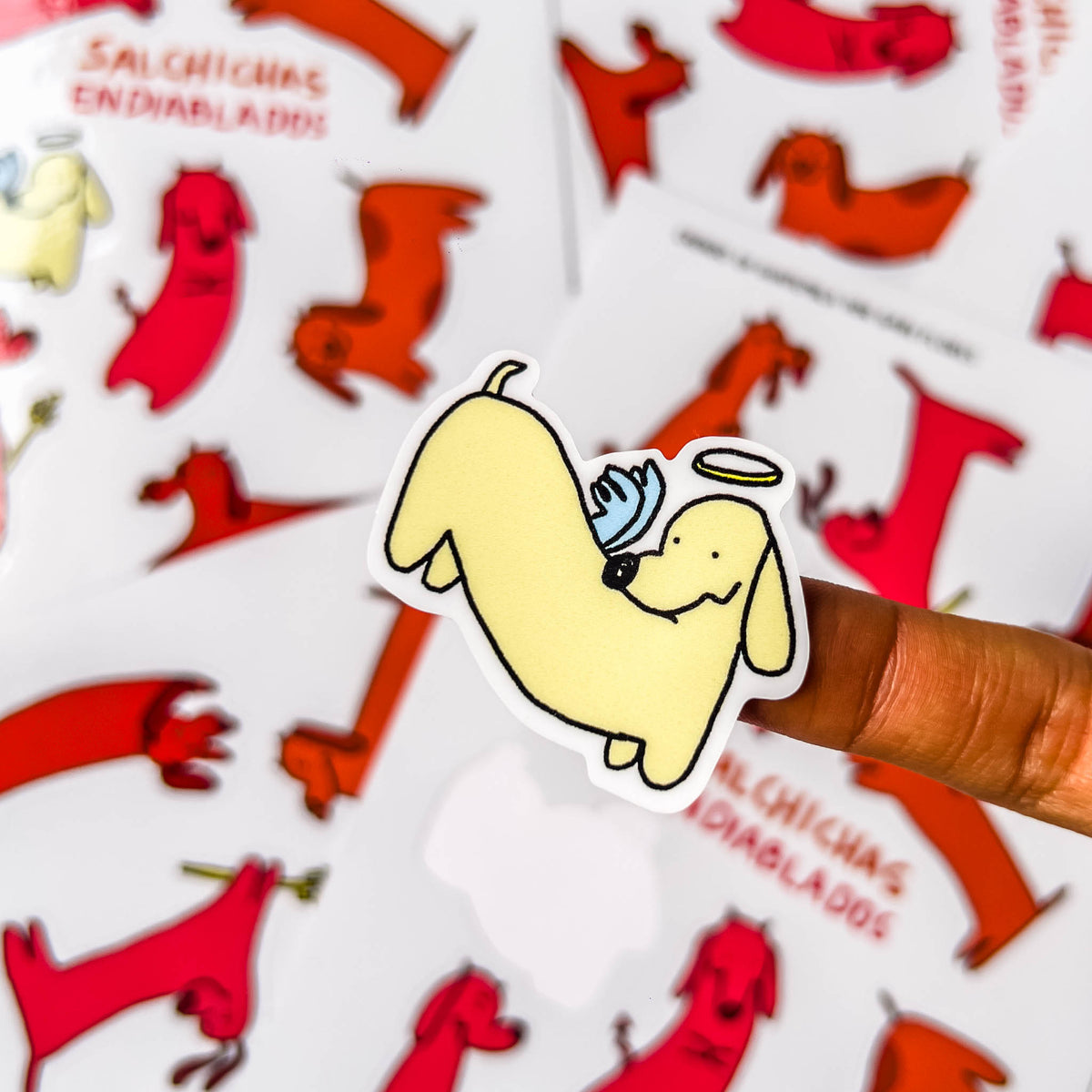 Sticker Sheet Salchichas Endiablados